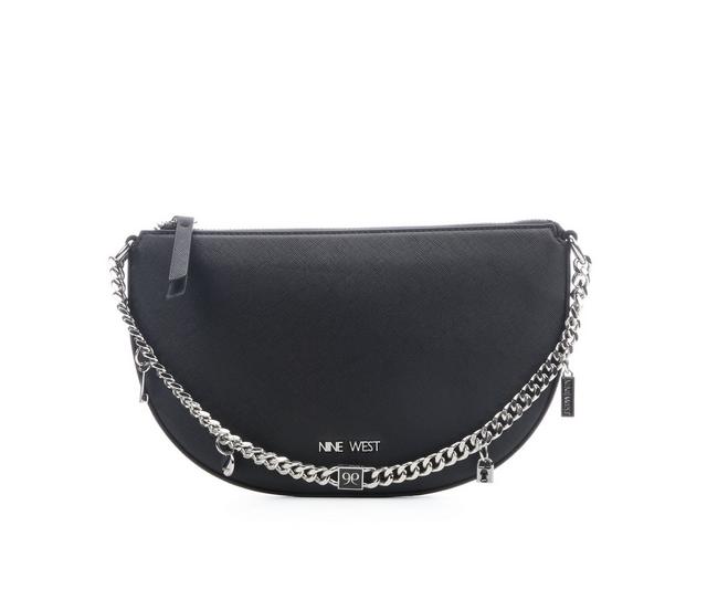 Nine West Cally Shoulder Bag Handbag in Black color