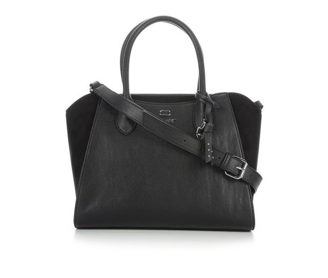 Nine West Philippa Satchel Handbag in Black color