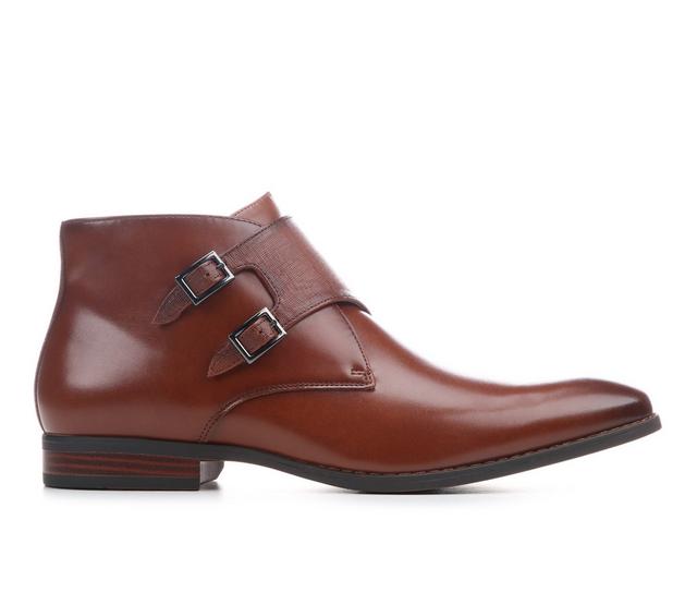 Men's Stacy Adams Nolte Dress Boot in Cognac color