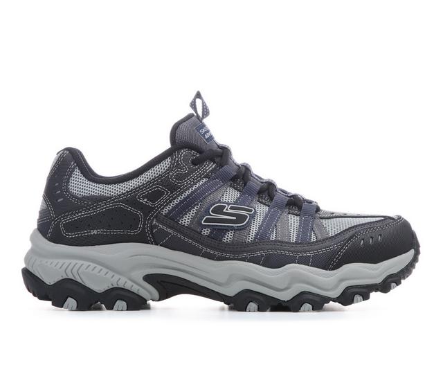 Men's Skechers 237829 Afterburn Training Shoes in Navy/Grey color