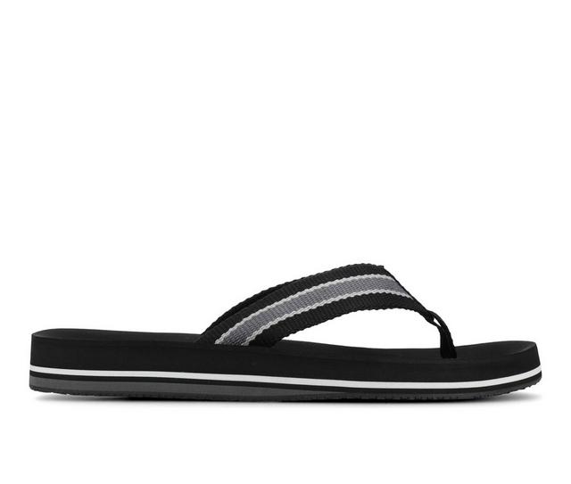 Men's Vance Co. Fontana Flip-Flops in Black color