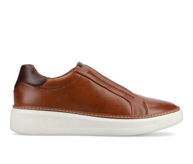 Men's Vance Co. Forbes Slip On Sneakers in Tan color