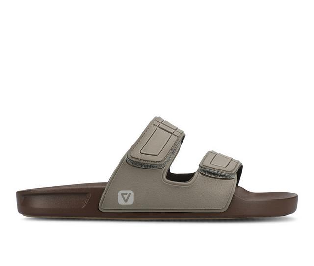 Men's Vance Co. Mario Sandals in Brown color