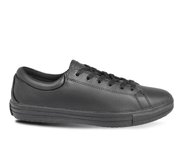 Men's Genuine Grip 270 Retro Slip-On Work Shoes in Black color