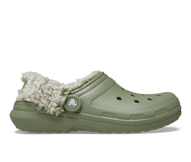 Women's Crocs Classic Fleece Lined Clog in Cargo color