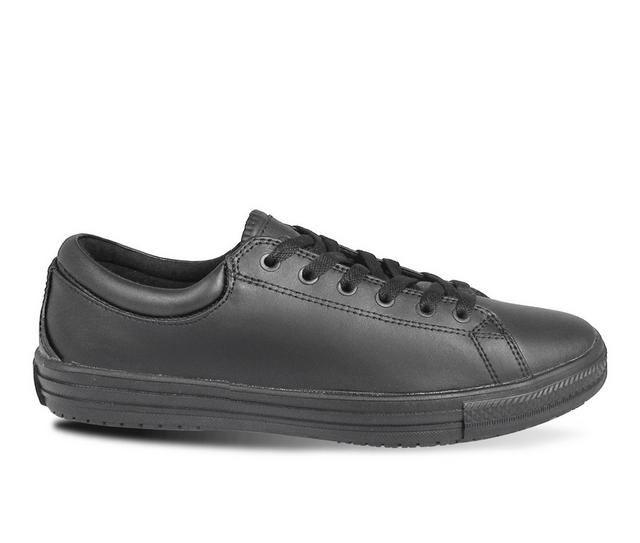 Men's Genuine Grip 2070 Retro Lace-Up Safety Shoes in Black color