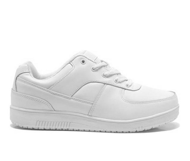 Men's Genuine Grip 215 Sport Classic Slip Resistant Shoes in White color
