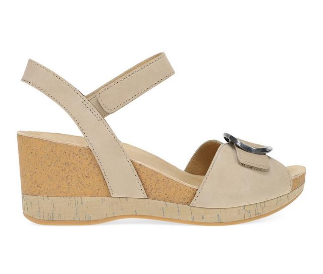 Women's Dansko Stella Wedge Sandals in Sand color