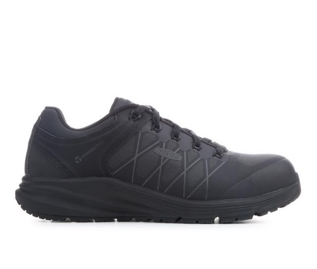 Men's KEEN Utility Vista XT INT Met Work Shoes in Black/Magnet color