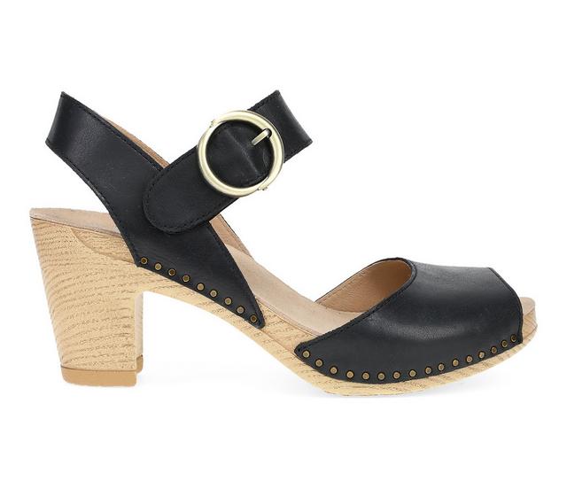 Women's Dansko Tamra Block Heel in Black color