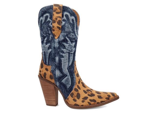 Women's Dingo Boot Tipsy Western Boots in Leopard color