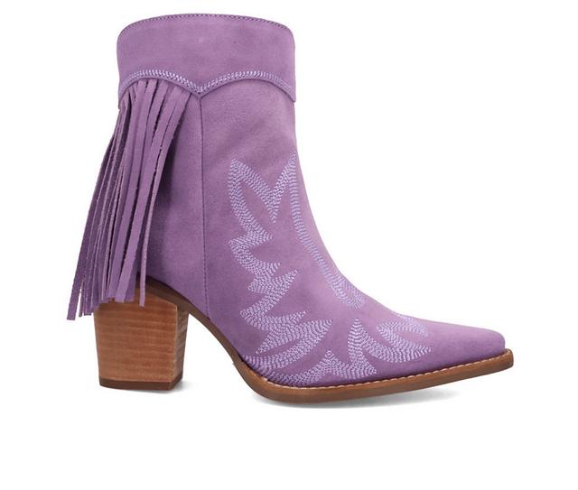 Women's Dingo Boot Wild Sage Western Boots in Lavender color