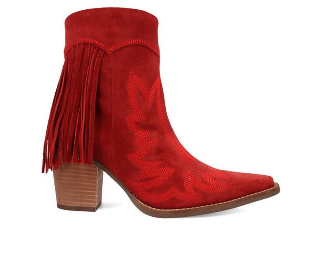 Women's Dingo Boot Wild Sage Western Boots in Red color