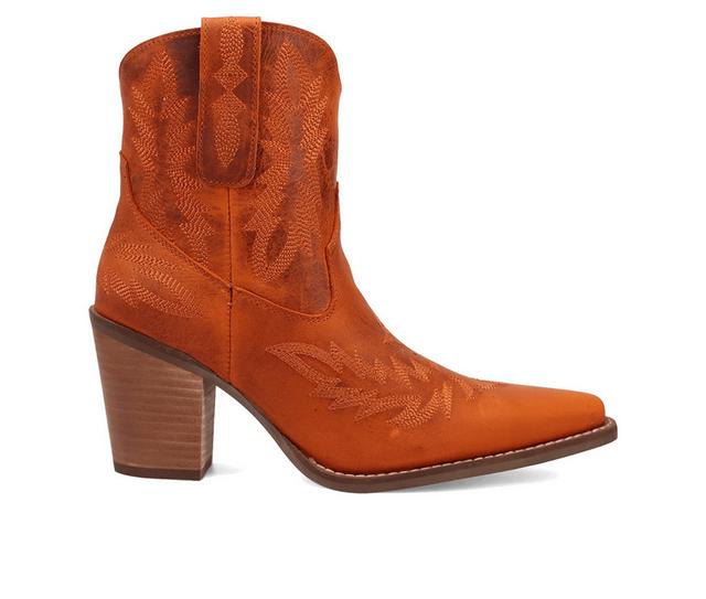 Women's Dingo Boot Rocky Top Western Boots in Rust color