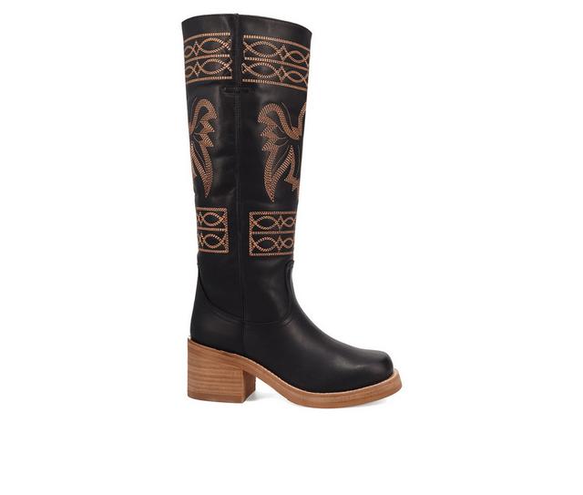 Women's Dingo Boot Avalon Knee High Boots in Black color