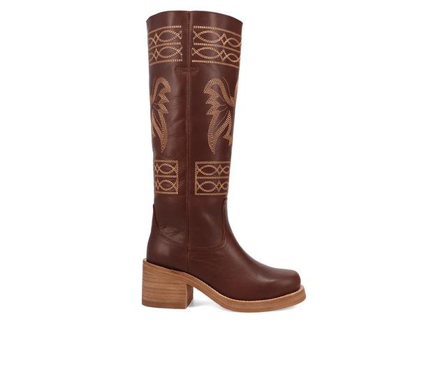 Women's Dingo Boot Avalon Knee High Boots in Brown color