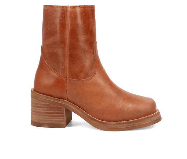Women's Dingo Boot Roxy Booties in Tan color
