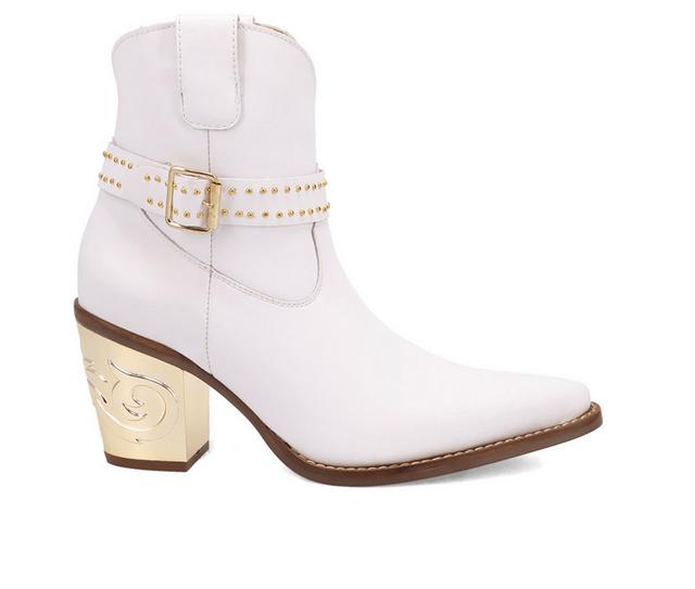 Women's Dingo Boot Milano Western Boots in White color
