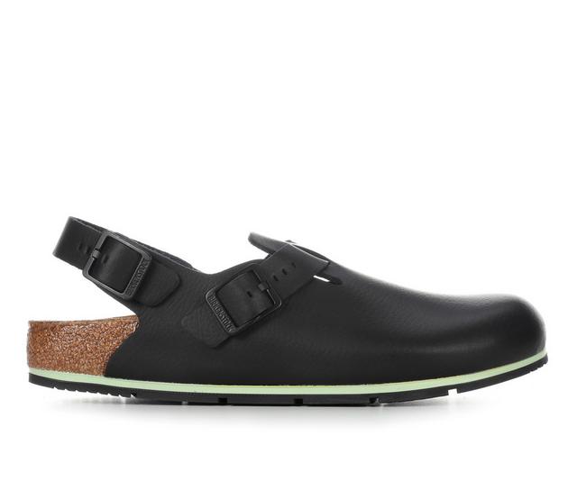 Women's Birkenstock Tokio Super Grip Clogs in Black color