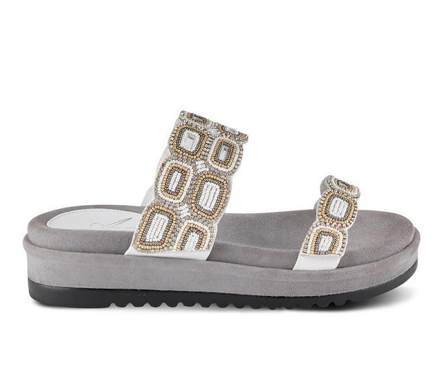 Women's Azura Regency Sandals in White multi color