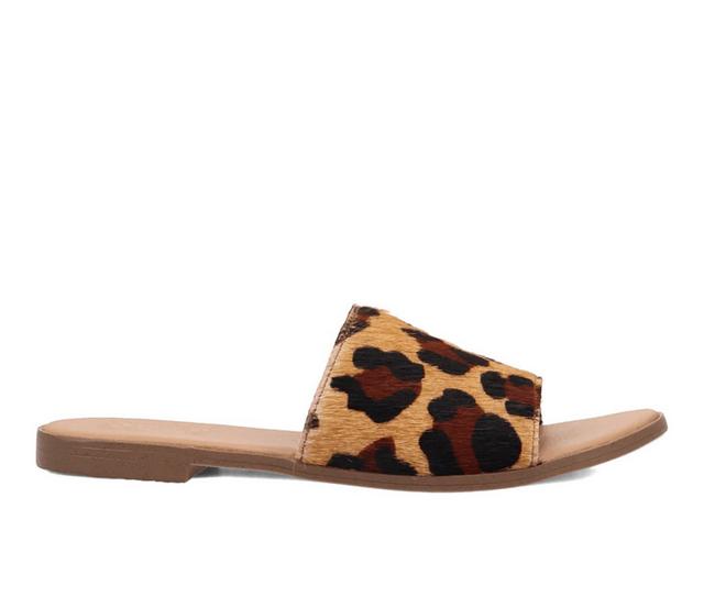 Women's Dingo Boot Tabby Sandals in Leopard color