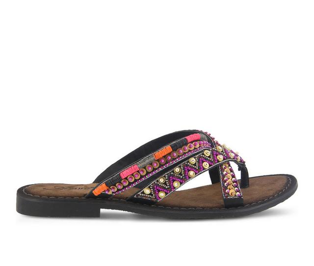 Women's Azura Triage Sandals in Black multi color