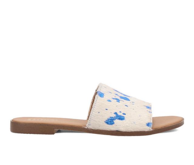 Women's Dingo Boot Moo Moo Sandals in Blue color