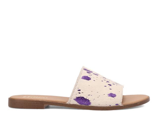 Women's Dingo Boot Moo Moo Sandals in Fuchsia color