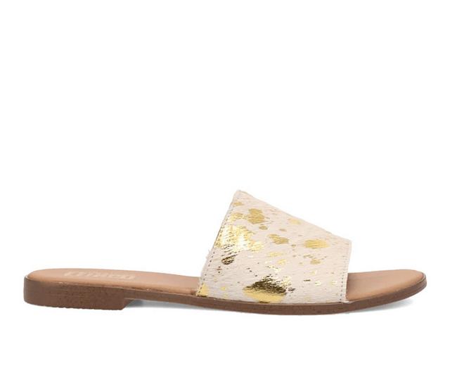Women's Dingo Boot Moo Moo Sandals in Gold color