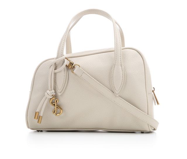 Sam & Libby Gianella Crossbody Satchel Handbag in Ivory color
