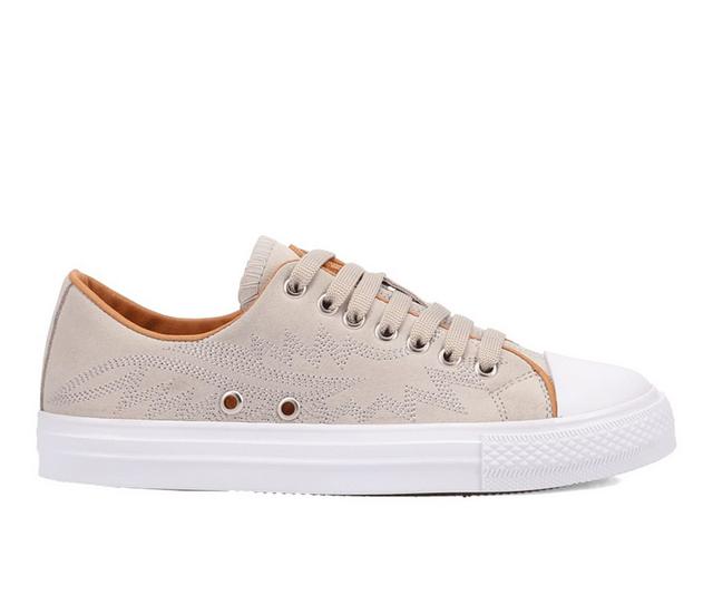 Women's Dingo Boot Campus Sneakers in White color