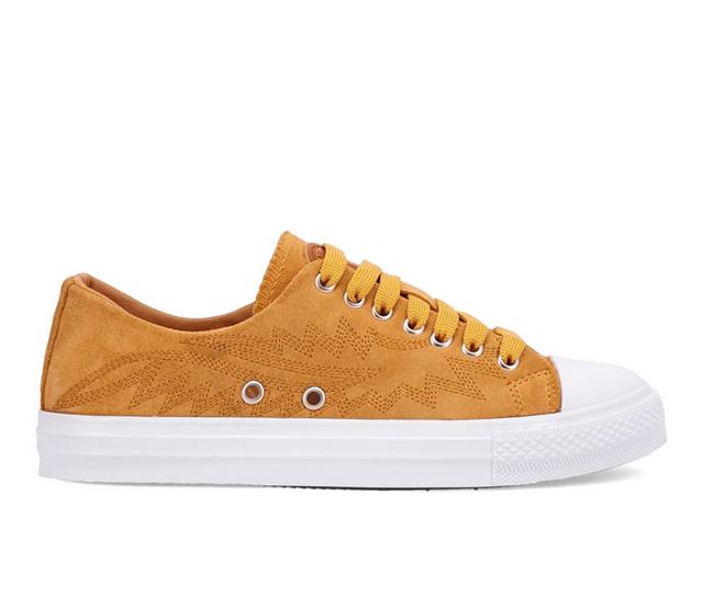 Women's Dingo Boot Campus Sneakers in Mustard color