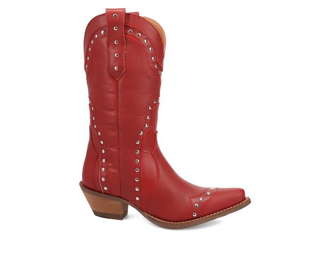 Women's Dingo Boot Sweet Treat Western Boots in Red color