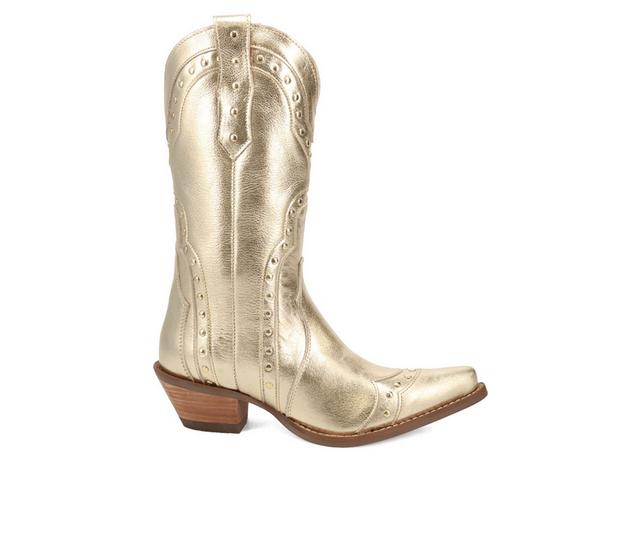 Women's Dingo Boot Sweet Treat Western Boots in Gold color