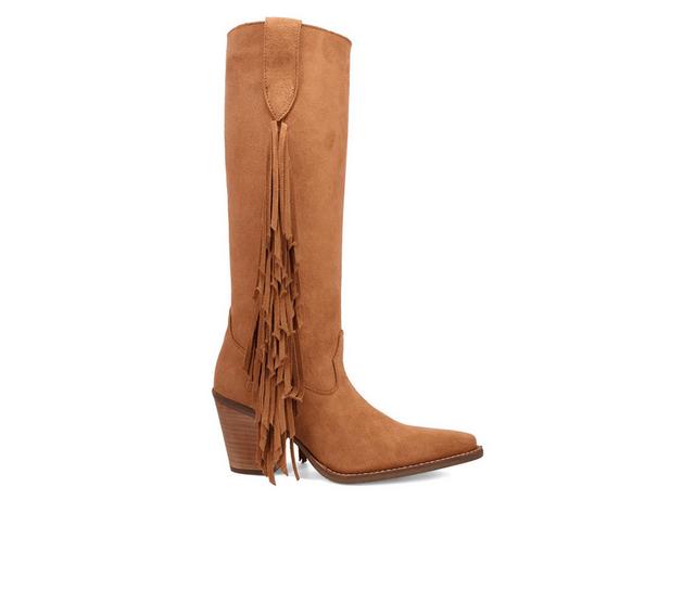 Women's Dingo Boot Twister Western Boots in Camel color
