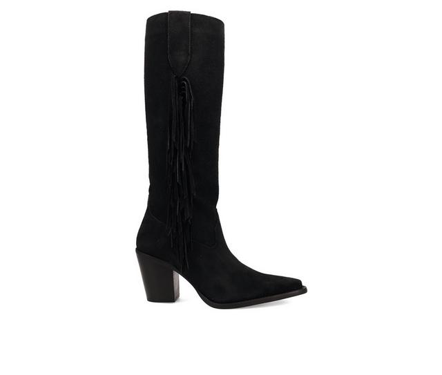 Women's Dingo Boot Twister Western Boots in Black color