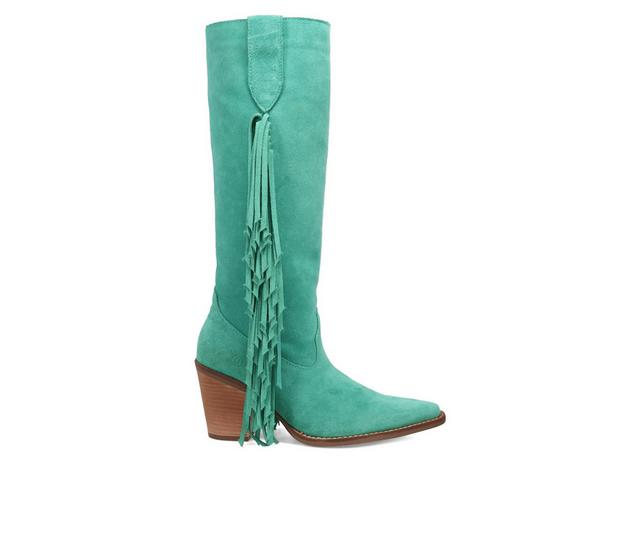 Women's Dingo Boot Twister Western Boots in Green color