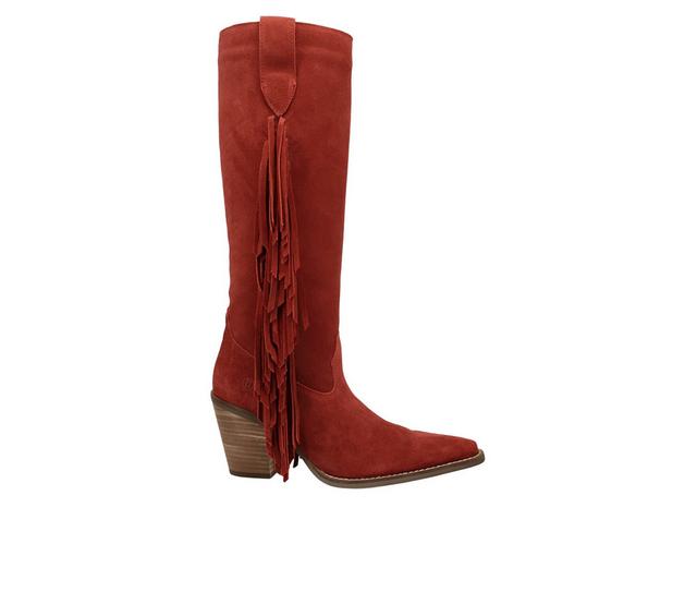 Women's Dingo Boot Twister Western Boots in Red color