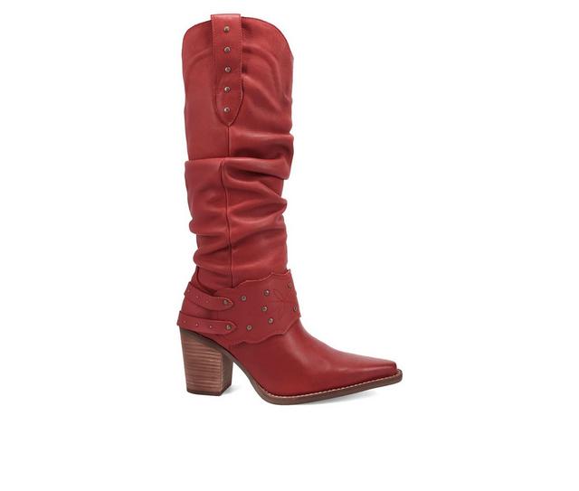 Women's Dingo Boot Grit N' Grace Western Boots in Red color