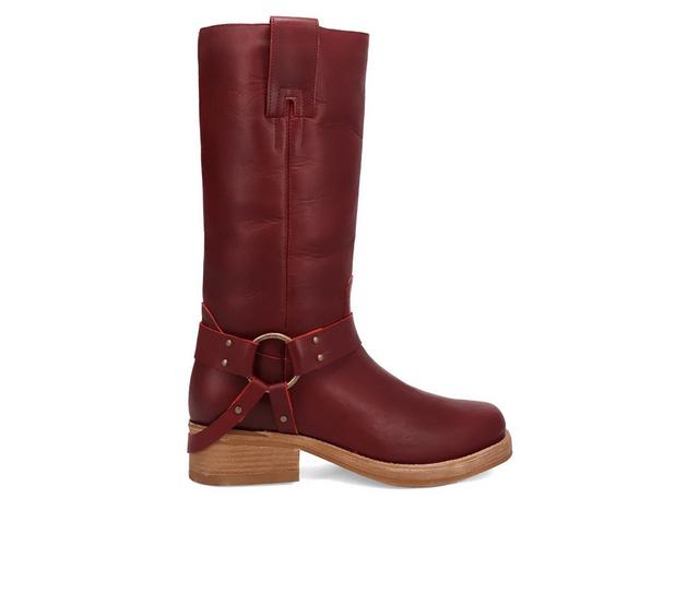 Men's Dingo Boot Rip Dress Boots in Wine color