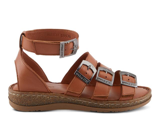 Women's SPRING STEP Alexcia Sandals in Camel color