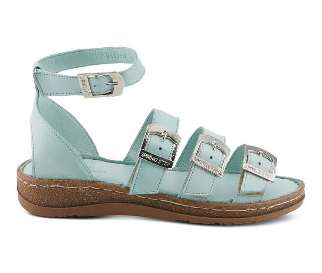 Women's SPRING STEP Alexcia Sandals in Mint Green color