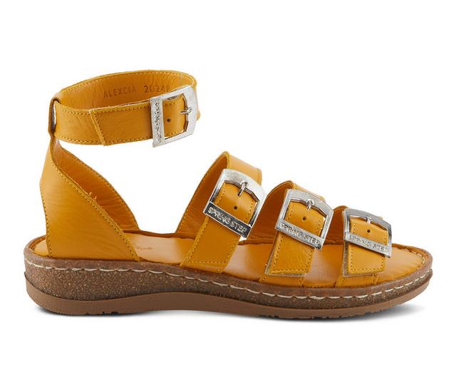 Women's SPRING STEP Alexcia Sandals in Yellow color