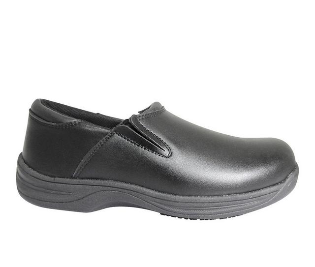 Genuine Grip 470 Slip-On Slip Resistant Shoes in Black color