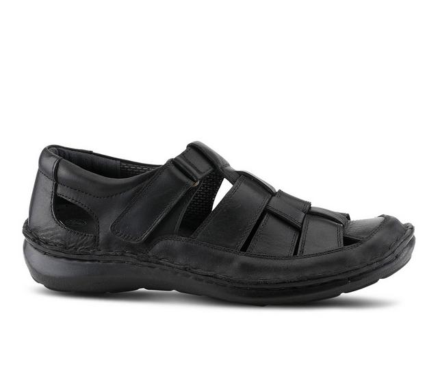 Men's SPRING STEP Aspeno Outdoor Sandals in Black color