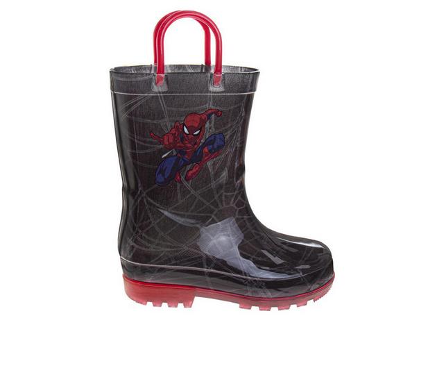 Spiderman Spider Sense Spiderman Rain Rain Boots in Black/Red color