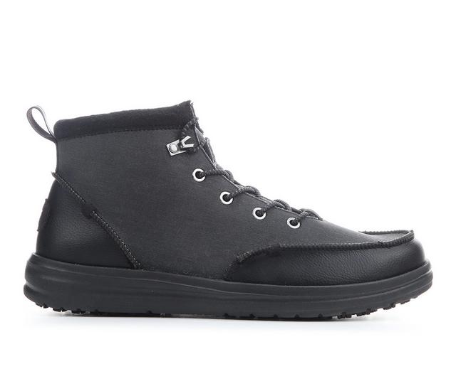 Men's HEYDUDE Bradley Work CE Safety Shoes in Black color