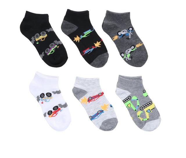 Sof Sole 6 Pack Low Cut in Racing Multi color