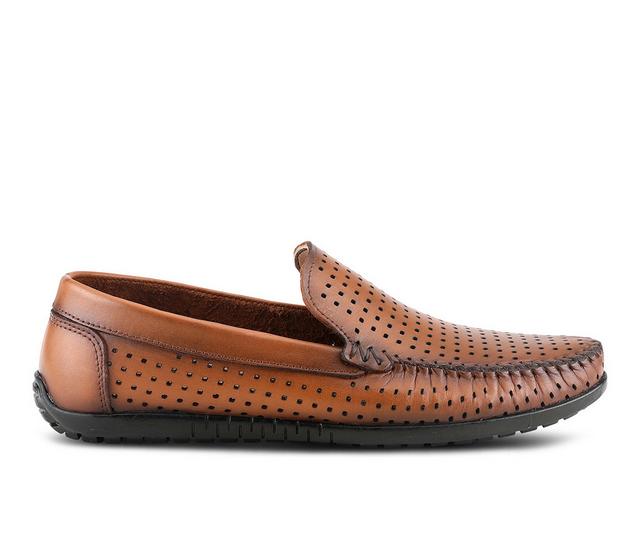 Men's SPRING STEP Crispin Slip-On Shoes in Camel color