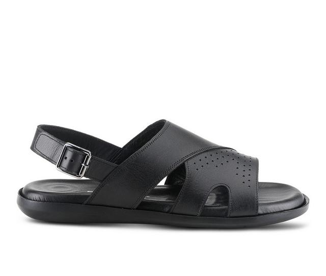 Men's SPRING STEP Jeff Outdoor Sandals in Black color